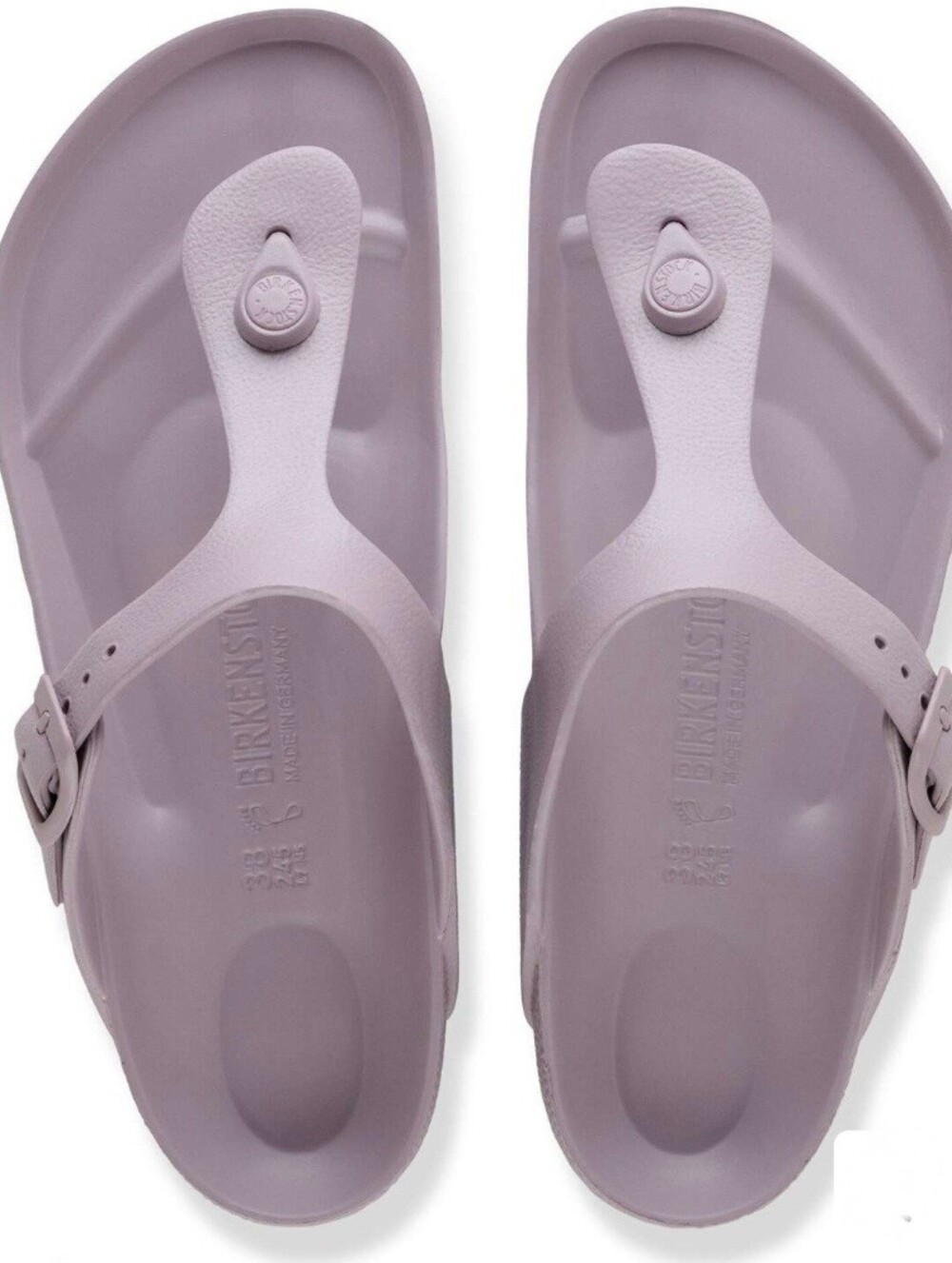 Birkenstock Gizeh EVA Thong Sandals in Lavender Faded Purple New In Box 39R